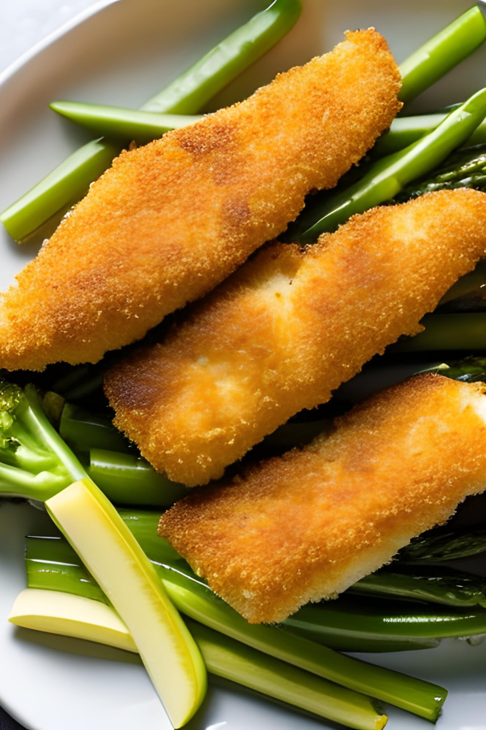 Crunchy, Crispy, Cheese Coated Cod