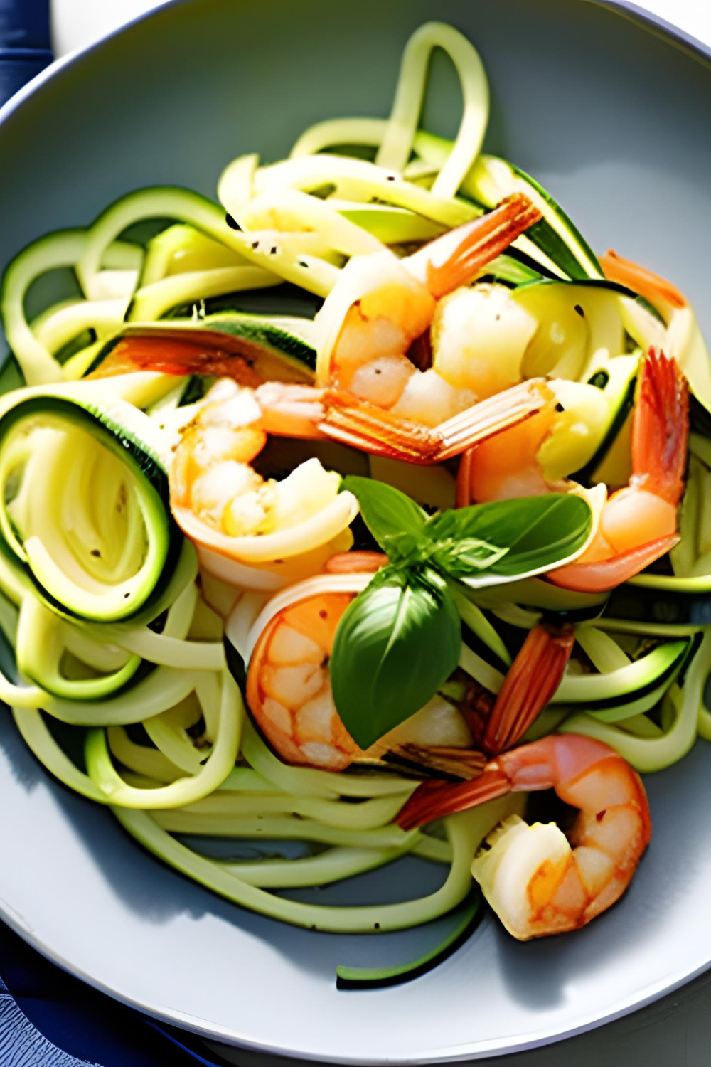 Garlic Shrimp & Zucchini Noodles