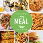 Free 7 Day Healthy Meal Plan (July 8-14)